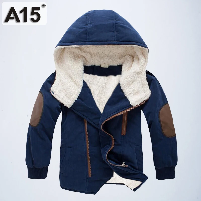 

Kids Winter Jackets and Coats Fall Jacket for Boys Parkas Warm Hooded Velvet Cotton Coats Children Clothing Age 4 6 8 10 12 Year