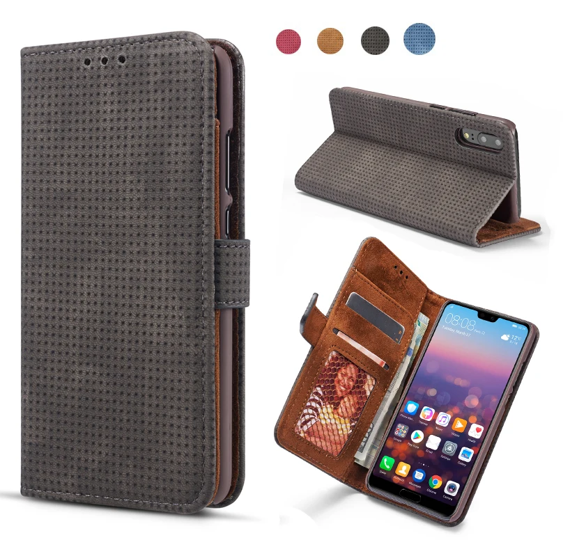 

Retro Flip Leather Case for Huawei P20 Pro P20 Lite NOVA 3E Case Wallet Card Album Stand Mobile Phone Back Cover