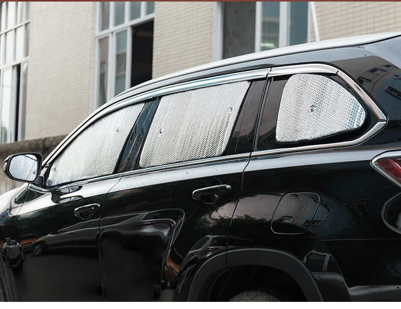 Lsrtw2017 из алюминиевой фольги для окна автомобиля солнцезащитный козырек для toyota highlander 2013 3rd поколения