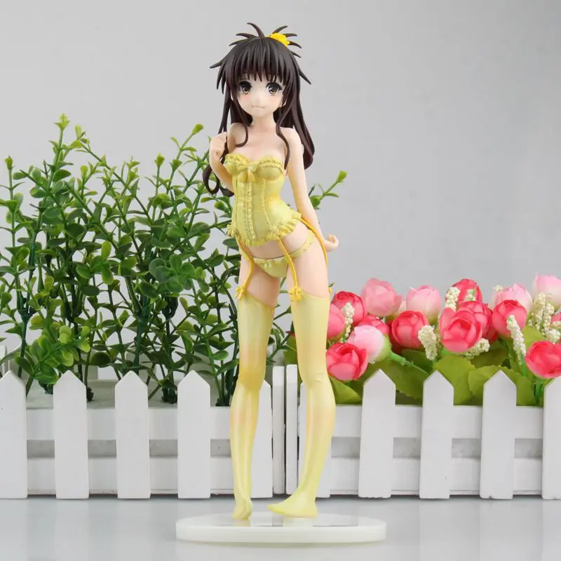 Anime-To-LOVE-ru-Darkness-Yuuki-Mikan-Wedding-dress-Underwear-Ver-1-7-scale-painted-PVC