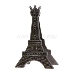 Винтаж Эйфелева башня Париж Металл Бумага для заметок клип для сообщения украшения фото