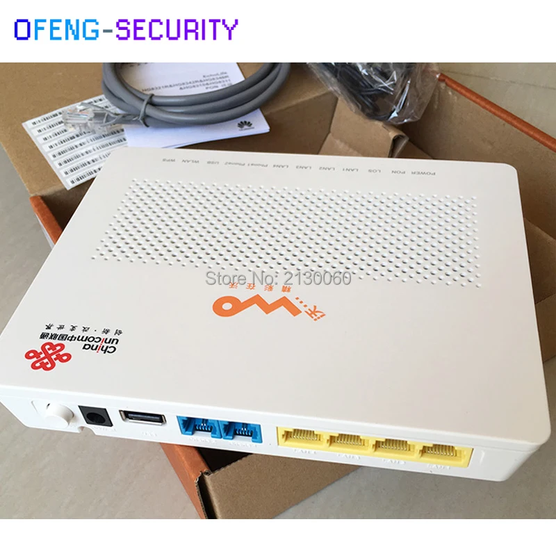 10 шт./лот huawei HG8346R Терминал EPON, 4 ethernet+ 2 голосовых порта+ wifi+ USB порт режим маршрутизации huawei
