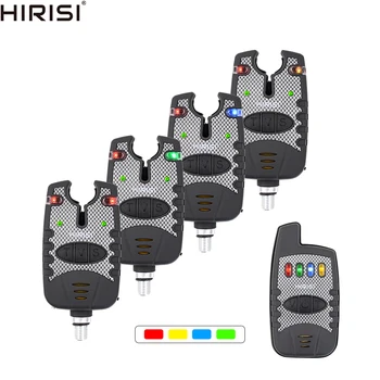 SUPER DEAL ❤️ Wireless fishing bite alarm set 4+1 fishing bait alarms indicator for carp coarse fishing B1207B - discount item 22% OFF Sports & Entertainment