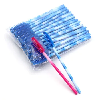 

1000pcs/lot Colorful Handle Disposable Mascara Wands Applicator Lashes Nylon Makeup Brushes Eyelash Extension Makeup Accessorice