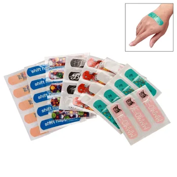 

20PCS/Lot Waterproof Bandage Cute Cartoon Band Aid For Children 72*19mm Wound Paste Plaster Cartoon Medical Bandage color random