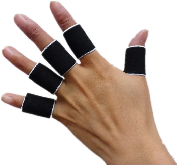 Компрессионный палец Сплит протектор Поддержка защита для безопасности Спорт Баскетбол волейбол Футбол защита палец соединённый рукав