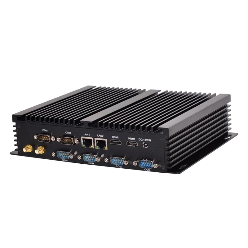 

EIP Intel i5-4200(with 2G 32G SSD) fanless embedded Mini PC with 2*LAN 6*COM 8*USB3.0 2.0 2*HDMI