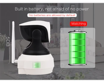 

1080P HD battery wifi IP cameras 720P two way audio Rechargeable wireless PTZ cameras microphone inside wire free CCTV cameras