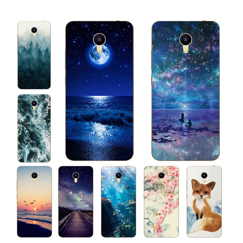 

MONAEVA Meizu M5C Case Silicone Back Cover 5.0 inch Meizu M5C M710H Phone Cases Protector Meizu M5C M 5C Painting Soft TPU