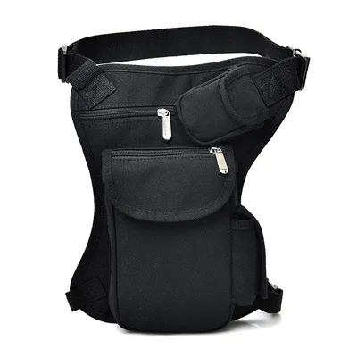 Наружная альпинистская полотняная поясная сумка, камуфляжная военная сумка, многофункциональная сумка для путешествий, пешего туризма, отслеживание рыбы во время рыбалки, мешок для хранения - Цвет: Black