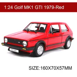 BBURAGO 1979 Glof GTI MK1 1:24 модель сплава металла гоночный автомобиль игры Коллекционные модели спортивных автомобилей игрушки для подарка