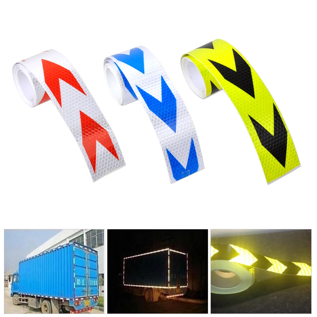 DWCX 2"X10' 3M Reflective Safety Caution Warning Conspicuity Tape Film