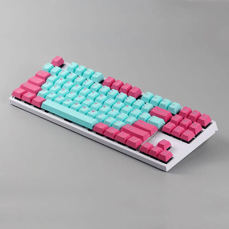 Новое поступление pbt keycap Вишневый Профиль Двойной снимок 106 клавиш 3494 колпачки