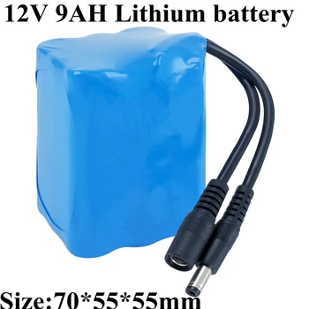 

Maintenance Free Lithium Ion 12V 9AH Battery 18650 12v 9000mah +1A Chrager for Replacement 360W 300W 12V UPS Fire Alarm