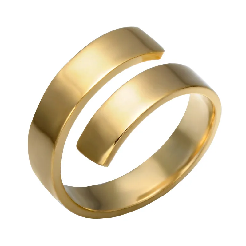 

2019 New Personalized Customize Engraved Name Stainless Steel Adjustable Rings For Women Anniversary Jewelry Printable