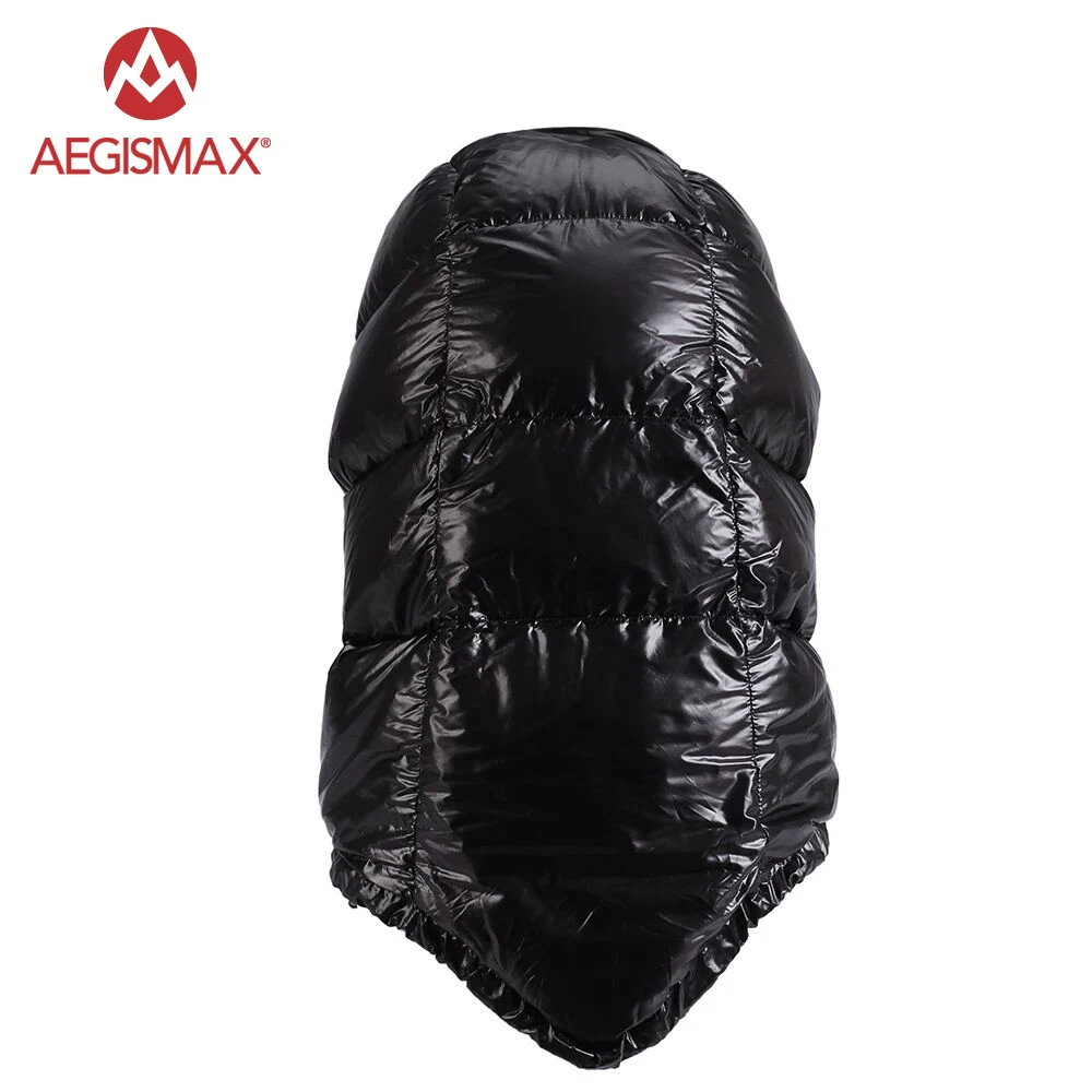 Ganso para Baixo Chapéu para Homens Acampamento ao ar Bolsa de Dormir Aegismax Mulher Livre Caminhadas Caps Capa Ultraleve Envelope Acessórios Winder 800fp 3 homens mulher acampamento ao ar livre caminhadas
