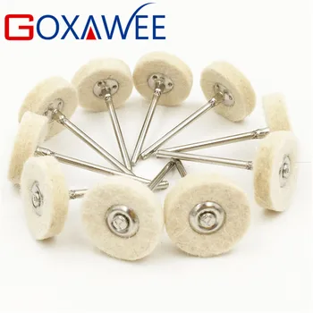 

10pcs Felt Abrasive Brush Tool Felt Polishing Grinding Wheel Brush for Dremel Drill Accessories Rotary Power Metalworking Tools