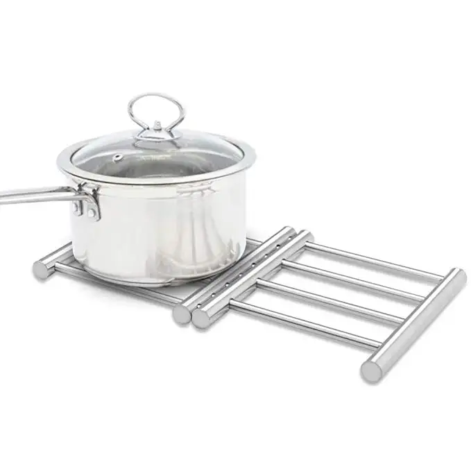  Slingifts Stainless Steel Table Placemat Heat Insulation Dish Bowl Holder Pot Pan Coasters Dining T