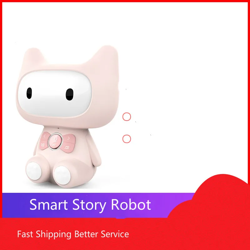 

Cdraon Al Robot Speaker Voice Control Smart Bluetooth Speaker RadioPlayer WiFi Story Teller Portable Speaker