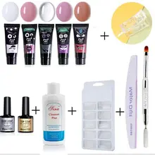 12 шт. набор для наращивания ногтей Клей Пластиковый комбинированный костюм дизайн ногтей аксессуары для ногтей Полупостоянный