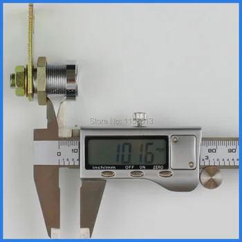 

10 pieces 17mm waterproof dustproof keyed differently chrome plated drawer door cam lock