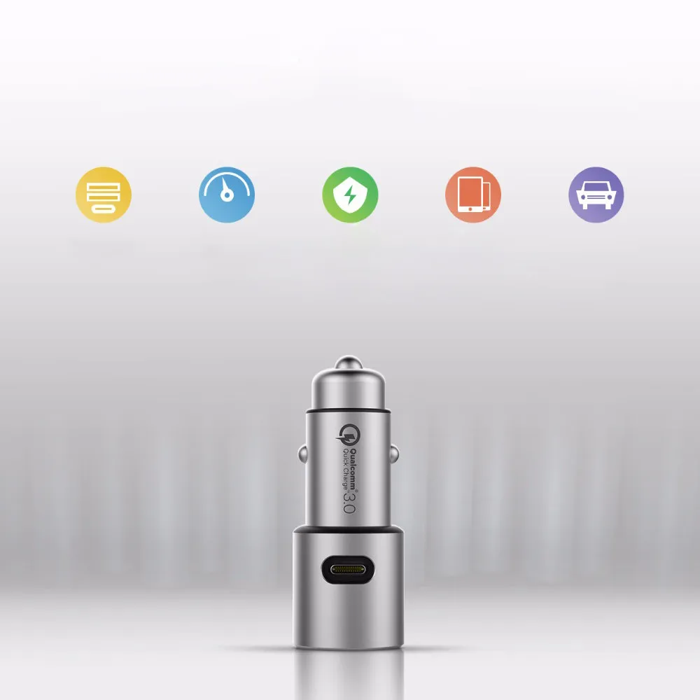 Оригинальное автомобильное зарядное устройство Xiaomi Mijia QC3.0 X2 полностью