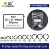 10 unids/lote negro NBR de O-anillo CS4mm OD22/24/25/28/30/32/34/35/38/40/42/45/48/50*4mm sello de anillo arandela de junta de goma, anillos ► Foto 2/6