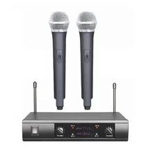 Bolymic microfono профессиональный беспроводной UHF Двухканальный беспроводной микрофон