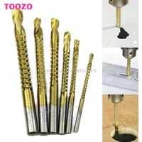 6 шт./лот деревообрабатывающий режущий резак отверстие пилы отверстия дерево металл HSS Ti сверло G08 оптовая продажа и Прямая поставка - изображение