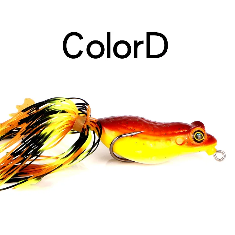 5.5cm 13g Mini Soft Rubber Frog Fishing Lure Crank Baits with Hooks Isca Artificial Fishing Lures Black Fish Killer