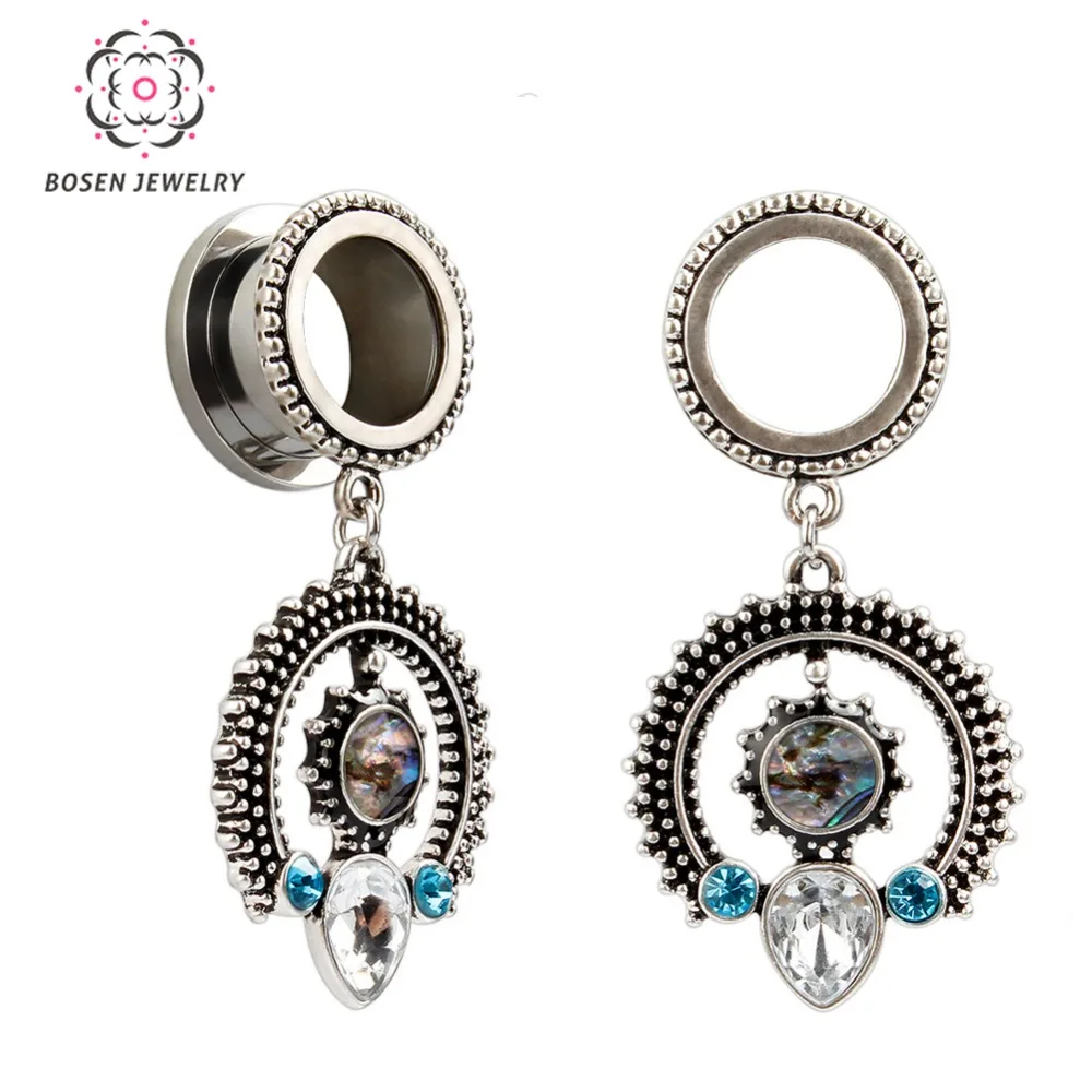 Bosen jewelry stainless steel piercing body jewelry screw dangle ear