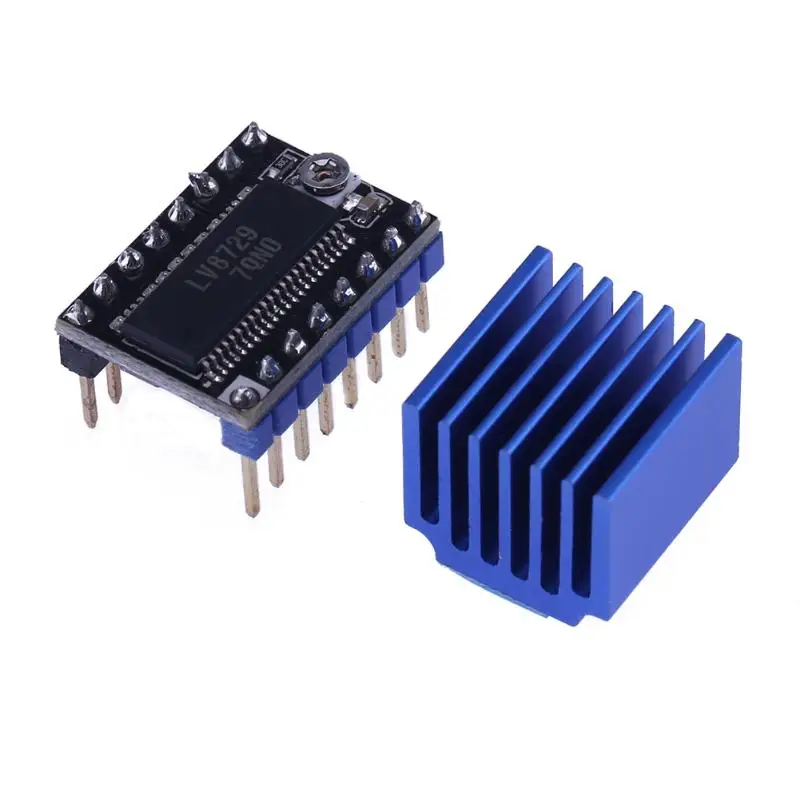 

3D Printer LV8729 Stepper Motor Driver Mute Module+ Heat Sink 1.5mm x 2.0mm for MKS ROBIN, MKS GEN ,MKS SBASE