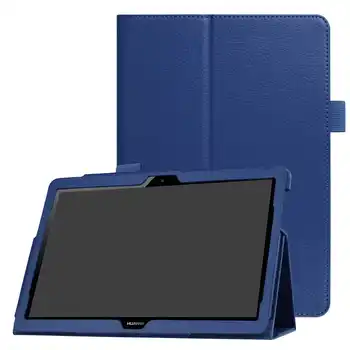 

Slim Folding Case For Huawei MediaPad T3 10 AGS-L09 AGS-L03 9.6 inch Funda Stand Cover for Honor Play Pad 2 9.6" Case + Film