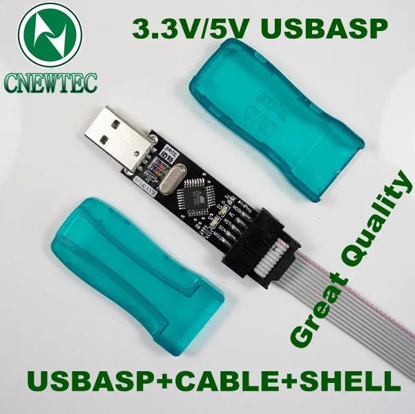Программатор USB ATMEGA8 ATMEGA128 с поддержкой Win7 64K 5 В/3 3 В 1 шт. | Электронные компоненты и