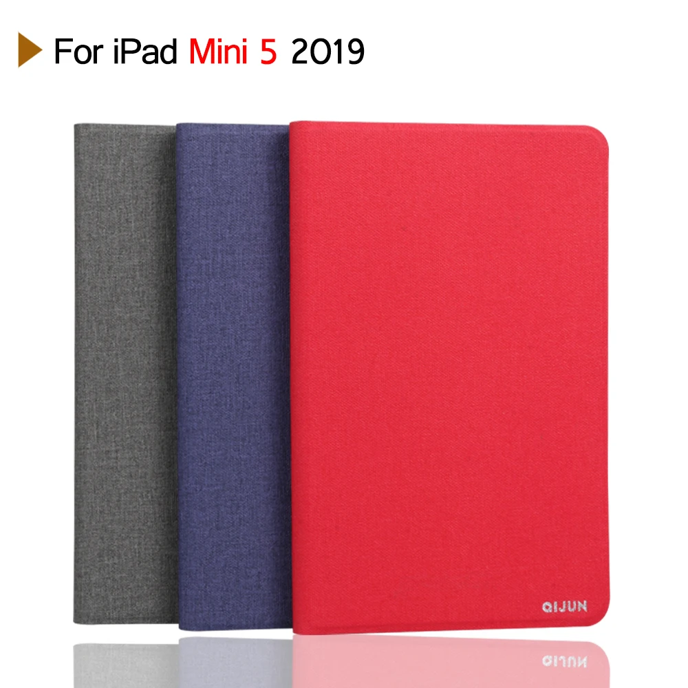 

Tablet Case For Apple iPad Mini 5 mini 2019 PU Leather Folding Flip Stand Cover Soft Silicone Protection Coque For ipad mini5