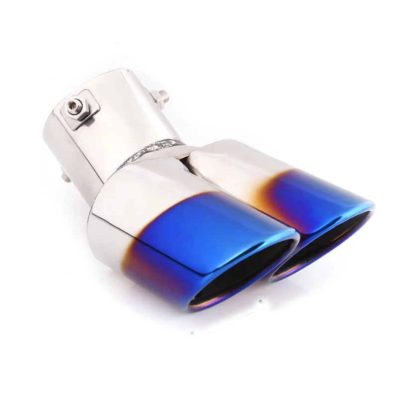 Automobiles Exhaust Muffler Tip Stainless Steel Exhause 1 to 2 Dual