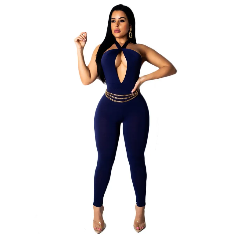 

Plus Size Jumpsuits And Rompers For Women Off Shoulder Bodysuit Sexy Ladies Jumpsuit Long Pants Party Bodycon Hollow Overalls