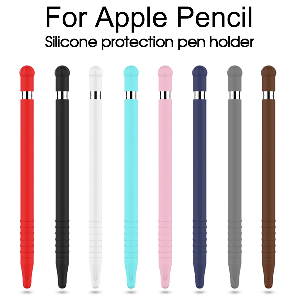 Чехол для ручек для iPad, силиконовый защитный чехол для ручек для iPad Pro, противоскользящий чехол для Apple Pencil