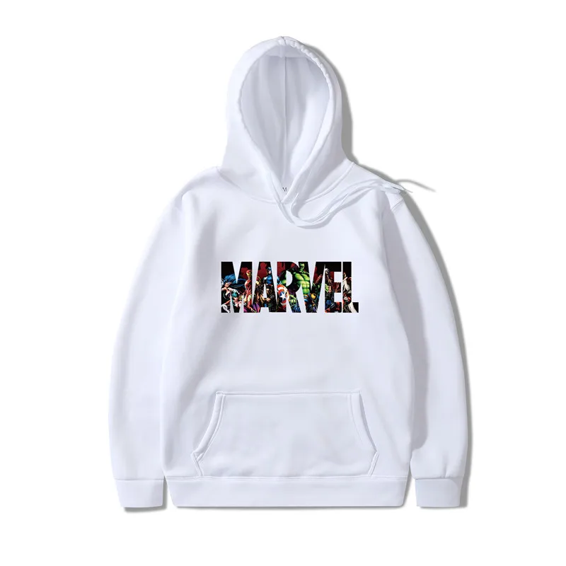 Новые кофты с капюшоном "Marvel" Для мужчин бренд Suprem японский толстовка с капюшоном Для мужчин с капюшоном милый спортивный костюм пальто Повседневное Спортивная