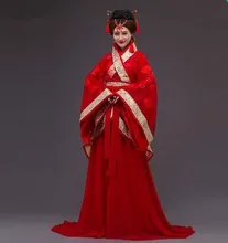 Han fu rojo para las mujeres ropa de la dinastía han de china antigua novia princesa trajes de anime ropa cosplay ropa de la dinastía han