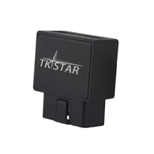 Free fast shipment 10pc TKSTAR GPS GSM Car Tracker TK816 OBDII Engine on off Status Free