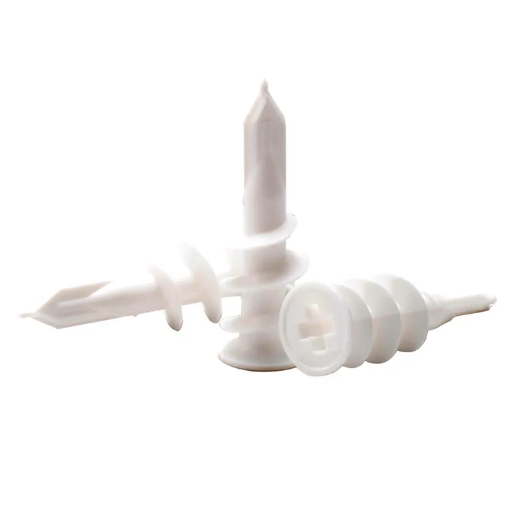 Qty 100 Self Drilling Drywall Anchors Hollow Wall Anchors POM and Nylon