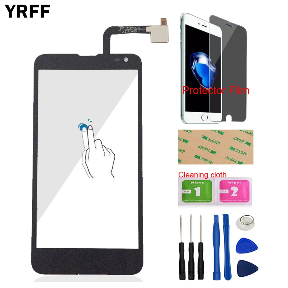 Передняя защитная плёнка для мобильного телефона Fly IQ4514 IQ 5 0 Quad evo tech 4|touch screen