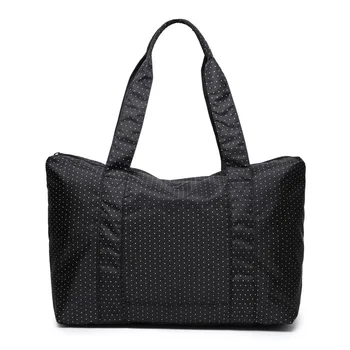 

new travel bag nylon polyester women handbag big capacity fold up travel bags unisex luggage fashion pot hand bag