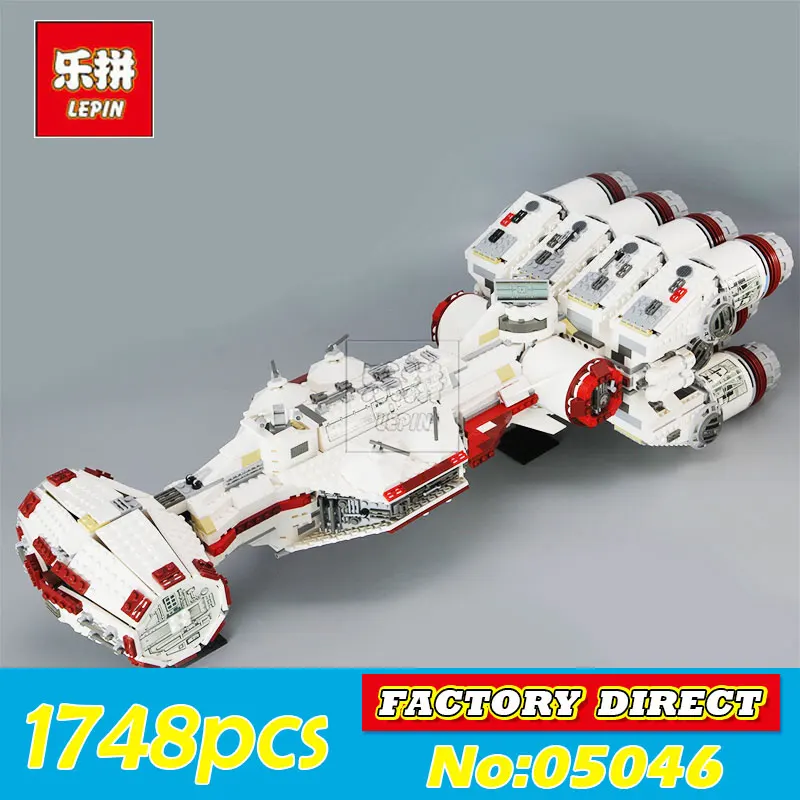 

LEPIN 05046 1748Pcs Star Series Wars Tantive IV Rebel Blockade Runner Set Building Blocks Bricks Educational Children Toys 10019