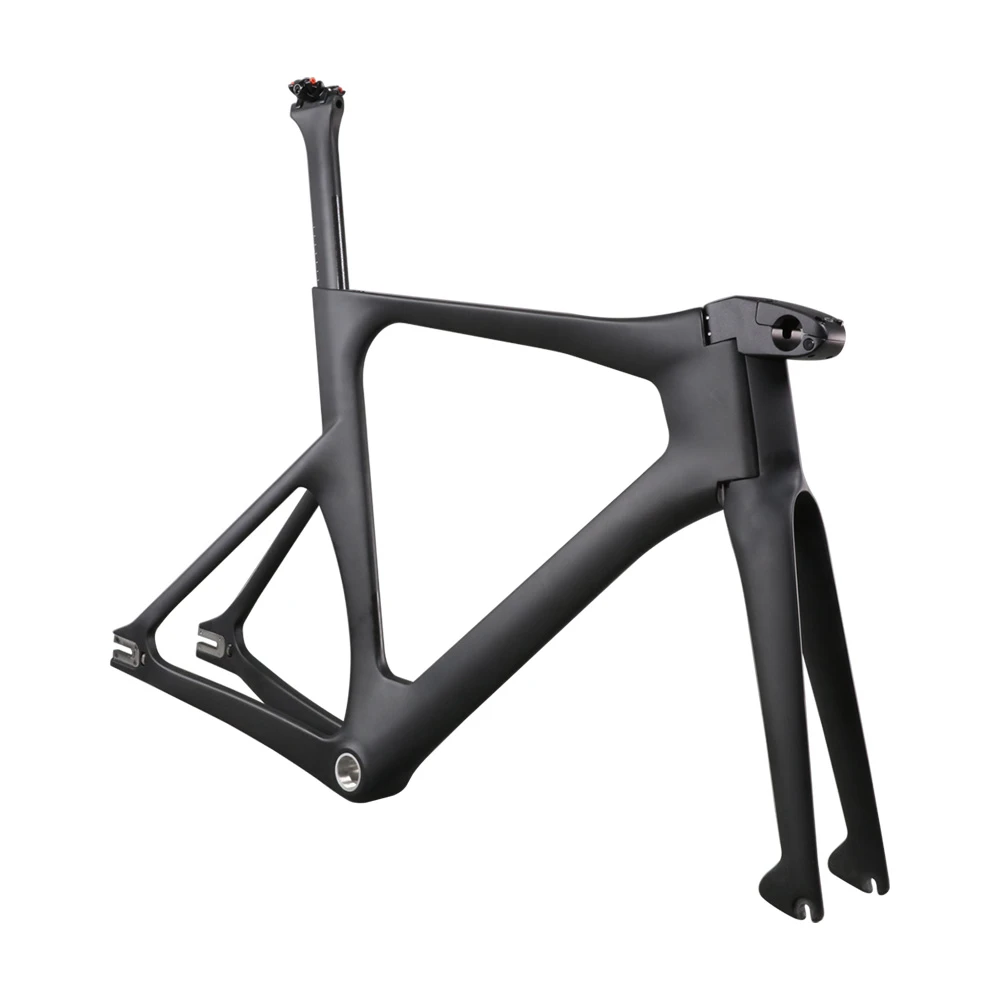 Ican Newest Carbon track bike frame with BSA bottom bracket UD matte or