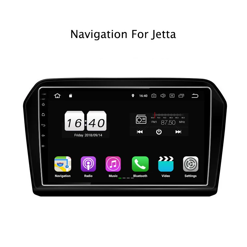 9 &quot2G ram 16G rom Android 8 1 автомобильный DVD мультимедийный плеер для VW Jetta 2013-2017 gps