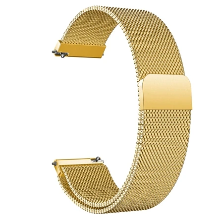 Магнитный с миланским плетением петля ремешок для samsung Galaxy часы активное 40 мм сменный ремешок на запястье нержавеющая стальные «Умные» часы ремень - Цвет: gold