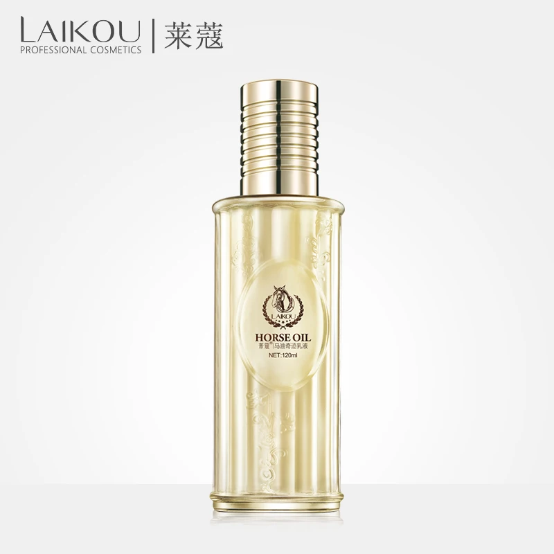 

LAIKOU Horse Oil Miracle lotion anti rimpel serum replenishment essence emulsi 120ml skin care moisturizing anti age cream face