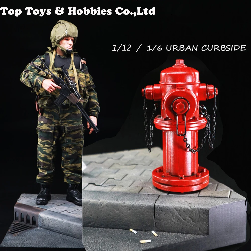 

FEELWOTOYS 1/6 1/12 FW007 Desperado City street scene background model Fit 1/6 1/9 1/12 Action Figure ACC